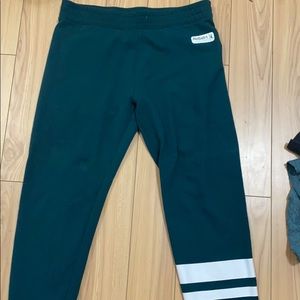 Green joggers
